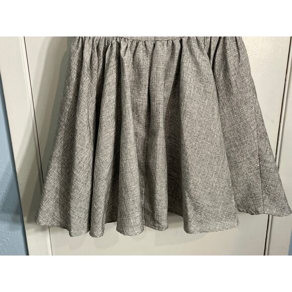 Keepsake the Label Cocktail Dress Large Silver Jacquard Bling Prom Homecoming - Picture 6 of 10